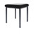 Hocker Exklusiv mit Polster, L x B 40 x 40 cm, Gestellfarbe anthrazit