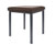 Hocker Exklusiv mit Polster, L x B 40 x 40 cm, Gestellfarbe anthrazit