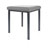 Hocker Exklusiv mit Polster, L x B 40 x 40 cm, Gestellfarbe anthrazit