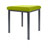 Hocker Exklusiv mit Polster, L x B 40 x 40 cm, Gestellfarbe anthrazit