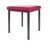 Hocker Exklusiv mit Polster, L x B 40 x 40 cm, Gestellfarbe anthrazit