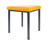 Hocker Exklusiv mit Polster, L x B 40 x 40 cm, Gestellfarbe anthrazit