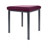 Hocker Exklusiv mit Polster, L x B 40 x 40 cm, Gestellfarbe anthrazit