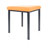 Hocker Exklusiv mit Polster, L x B 40 x 40 cm, Gestellfarbe anthrazit