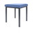 Hocker Exklusiv mit Polster, L x B 40 x 40 cm, Gestellfarbe anthrazit