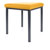 Hocker Exklusiv mit Polster, L x B 40 x 40 cm, Gestellfarbe anthrazit