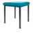 Hocker Exklusiv mit Polster, L x B 40 x 40 cm, Gestellfarbe anthrazit