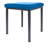 Hocker Exklusiv mit Polster, L x B 40 x 40 cm, Gestellfarbe anthrazit