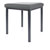 Hocker Exklusiv mit Polster, L x B 40 x 40 cm, Gestellfarbe anthrazit