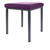 Hocker Exklusiv mit Polster, L x B 40 x 40 cm, Gestellfarbe anthrazit