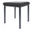 Hocker Exklusiv mit Polster, L x B 40 x 40 cm, Gestellfarbe anthrazit