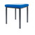 Hocker Exklusiv mit Polster, L x B 40 x 40 cm, Gestellfarbe anthrazit
