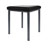 Hocker Exklusiv mit Polster, L x B 40 x 40 cm, Gestellfarbe anthrazit