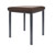 Hocker Exklusiv mit Polster, L x B 40 x 40 cm, Gestellfarbe anthrazit