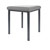Hocker Exklusiv mit Polster, L x B 40 x 40 cm, Gestellfarbe anthrazit