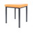 Hocker Exklusiv mit Polster, L x B 40 x 40 cm, Gestellfarbe anthrazit