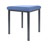 Hocker Exklusiv mit Polster, L x B 40 x 40 cm, Gestellfarbe anthrazit
