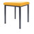 Hocker Exklusiv mit Polster, L x B 40 x 40 cm, Gestellfarbe anthrazit