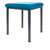 Hocker Exklusiv mit Polster, L x B 40 x 40 cm, Gestellfarbe anthrazit