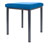Hocker Exklusiv mit Polster, L x B 40 x 40 cm, Gestellfarbe anthrazit