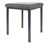Hocker Exklusiv mit Polster, L x B 40 x 40 cm, Gestellfarbe anthrazit