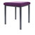 Hocker Exklusiv mit Polster, L x B 40 x 40 cm, Gestellfarbe anthrazit