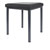 Hocker Exklusiv mit Polster, L x B 40 x 40 cm, Gestellfarbe anthrazit