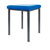 Hocker Exklusiv mit Polster, L x B 40 x 40 cm, Gestellfarbe anthrazit