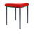 Hocker Exklusiv mit Polster, L x B 40 x 40 cm, Gestellfarbe anthrazit