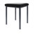Hocker Exklusiv mit Polster, L x B 40 x 40 cm, Gestellfarbe anthrazit