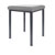 Hocker Exklusiv mit Polster, L x B 40 x 40 cm, Gestellfarbe anthrazit