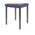 Hocker Exklusiv mit Polster, L x B 40 x 40 cm, Gestellfarbe anthrazit