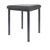 Hocker Exklusiv mit Polster, L x B 40 x 40 cm, Gestellfarbe anthrazit