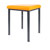 Hocker Exklusiv mit Polster, L x B 40 x 40 cm, Gestellfarbe anthrazit