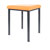 Hocker Exklusiv mit Polster, L x B 40 x 40 cm, Gestellfarbe anthrazit