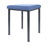 Hocker Exklusiv mit Polster, L x B 40 x 40 cm, Gestellfarbe anthrazit