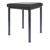 Hocker Exklusiv mit Polster, L x B 40 x 40 cm, Gestellfarbe anthrazit
