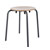 Gymnastikhocker Standard mit Holzsitzflche,  35 cm, Gestellfarbe anthrazit