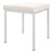 Hocker mit Polster, L x B 40 x 40 cm, Gestellfarbe wei