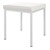Hocker mit Polster, L x B 40 x 40 cm, Gestellfarbe wei