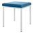 Hocker mit Polster, L x B 40 x 40 cm, Gestellfarbe wei