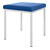Hocker mit Polster, L x B 40 x 40 cm, Gestellfarbe wei