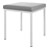 Hocker mit Polster, L x B 40 x 40 cm, Gestellfarbe wei