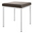 Hocker mit Polster, L x B 40 x 40 cm, Gestellfarbe wei