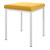 Hocker mit Polster, L x B 40 x 40 cm, Gestellfarbe wei
