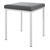 Hocker mit Polster, L x B 40 x 40 cm, Gestellfarbe wei