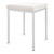Hocker mit Polster, L x B 40 x 40 cm, Gestellfarbe wei