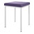 Hocker mit Polster, L x B 40 x 40 cm, Gestellfarbe wei