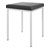 Hocker mit Polster, L x B 40 x 40 cm, Gestellfarbe wei