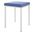 Hocker mit Polster, L x B 40 x 40 cm, Gestellfarbe wei